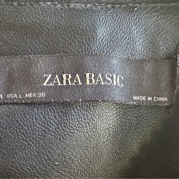 Zara faux leather jacket - Picture 3 of 4